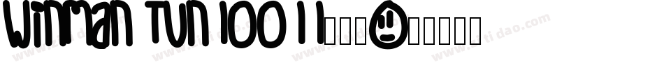 winman tun10011转换器字体转换